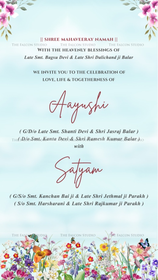 Aayushi & Satyam — Card 4